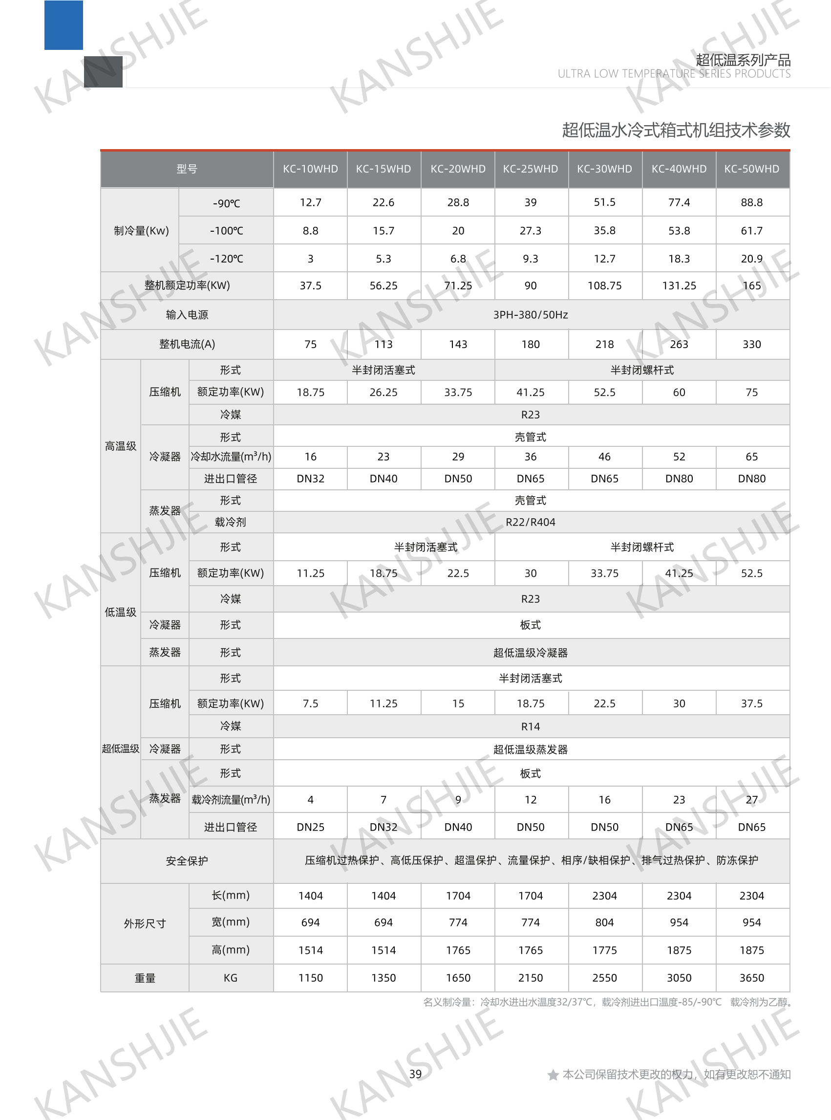 新材料用复叠式制冷机组